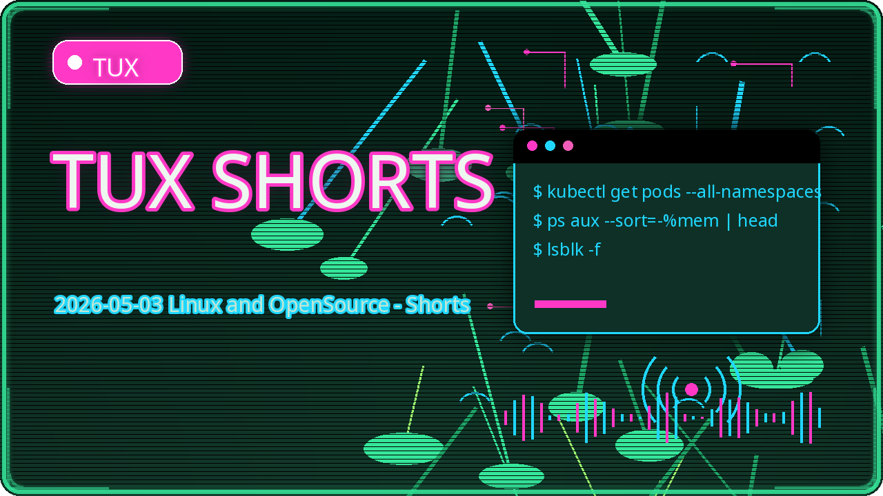 Preview for 2026-05-03 Linux and OpenSource - Shorts